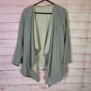 Hem & Thread Open Front Drape Cardigan‎ Size Small